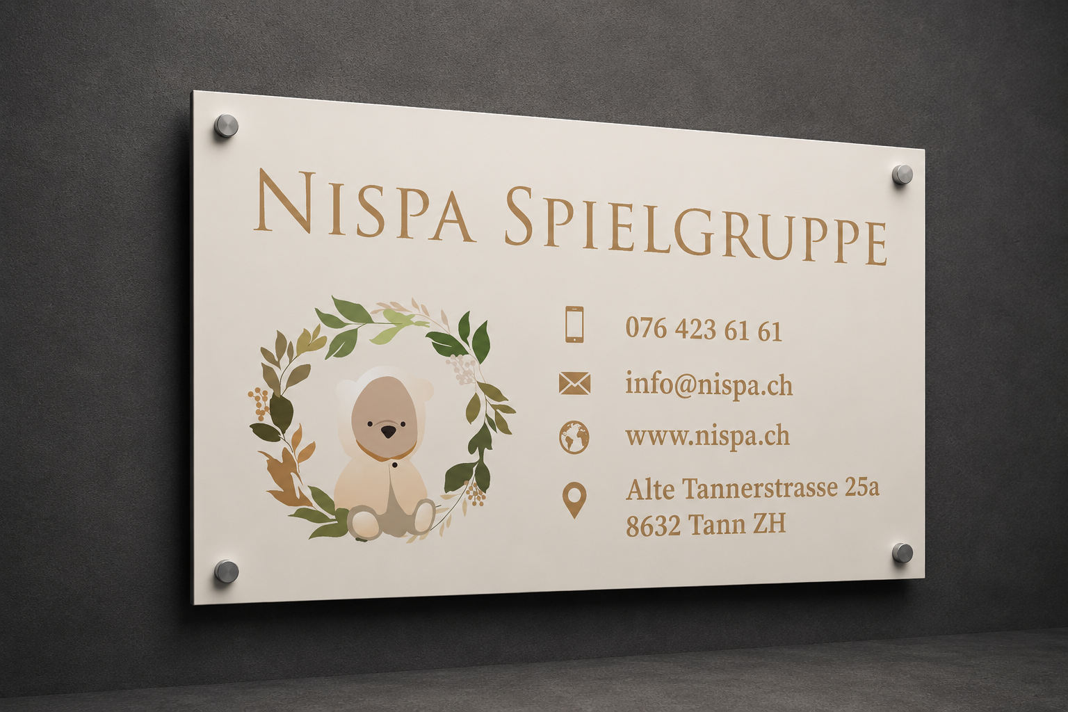 Home sign nispa
