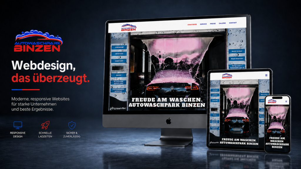 webdesign autowaschpark