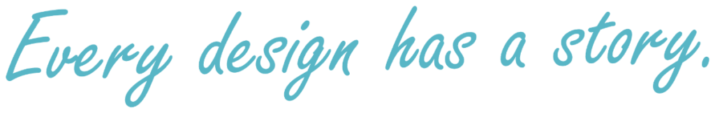 Every design has a story. – Slogan von Mi-Media in Handschrift